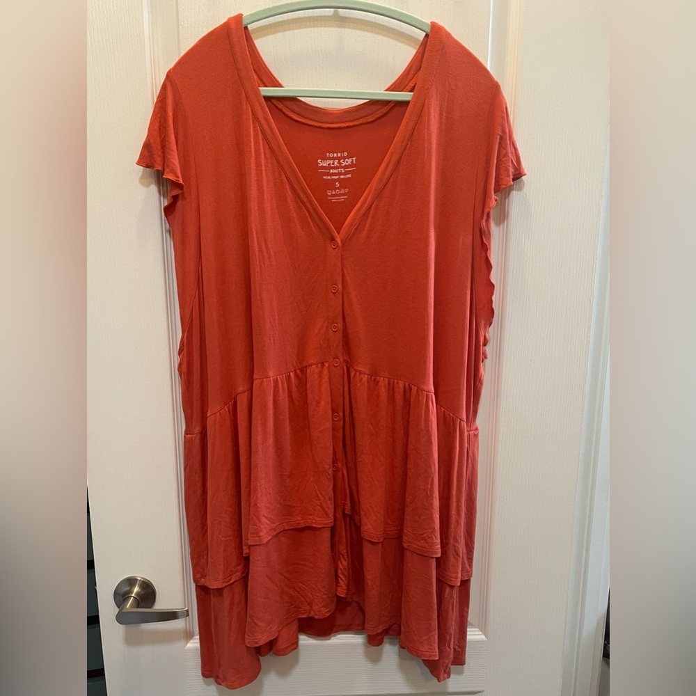 Torrid Babydoll Top Size 5